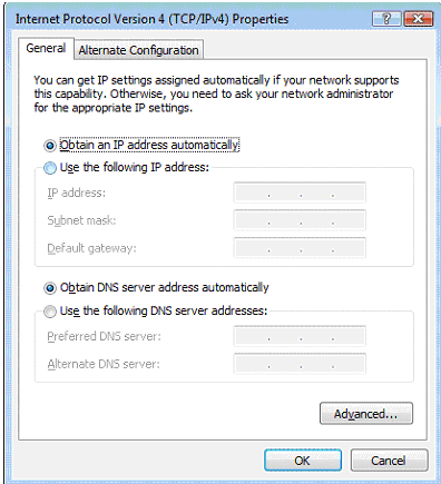 Configuración del Adapta SGW2100