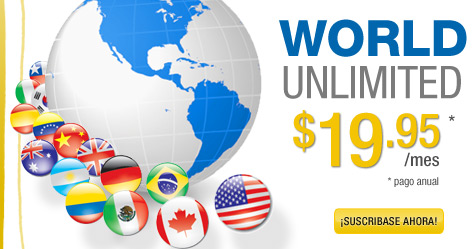 World Unlimited - $19.95/mes